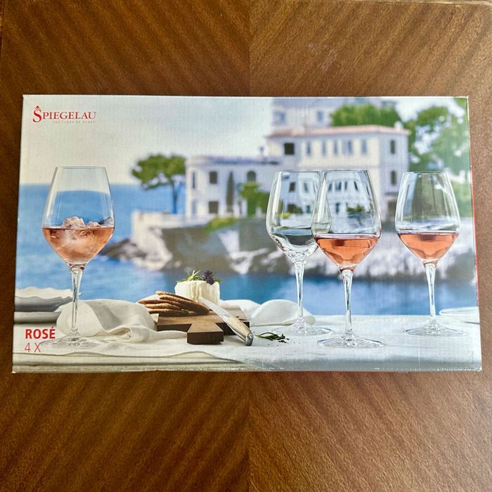 Кристални чаши за вино Spiegelau, 4 бр. Чисто нови.