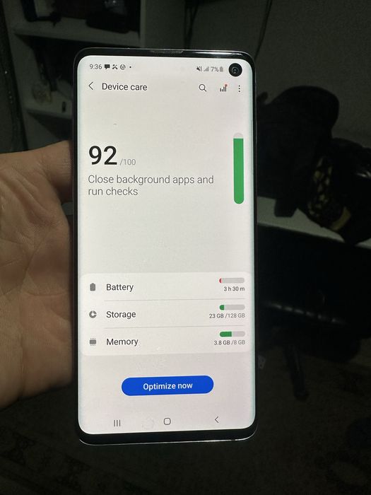 samsung s10 128g/8ozu б/у