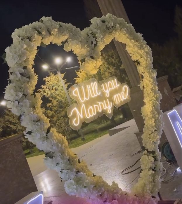 Оформление Happy birthday, MARRY ME