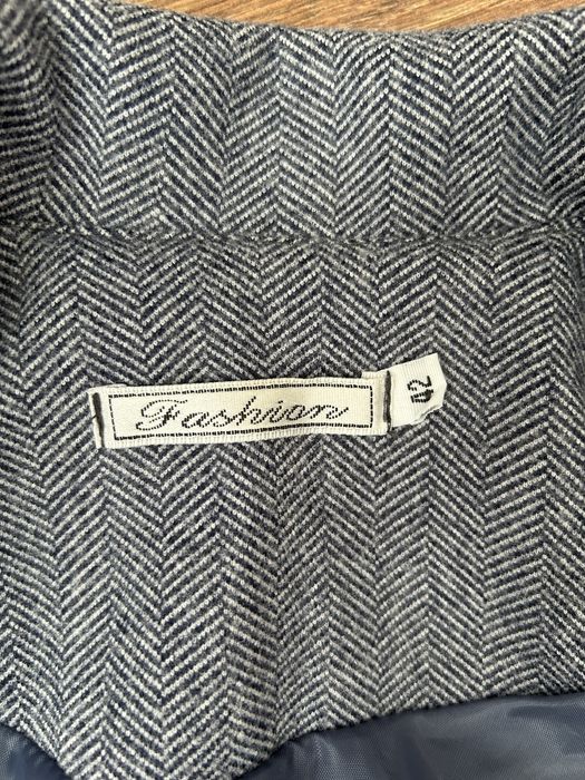 Двойка костюм синего цвета