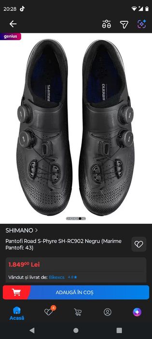 Pantofi SHIMANO Road S-Phyre SH-RC902 Negru Nr.45