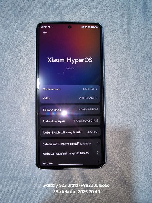 Xiaomi 13T 12/256Gb Alpine Blue