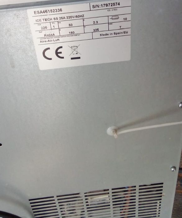 Льдогенератор для Бара Испания