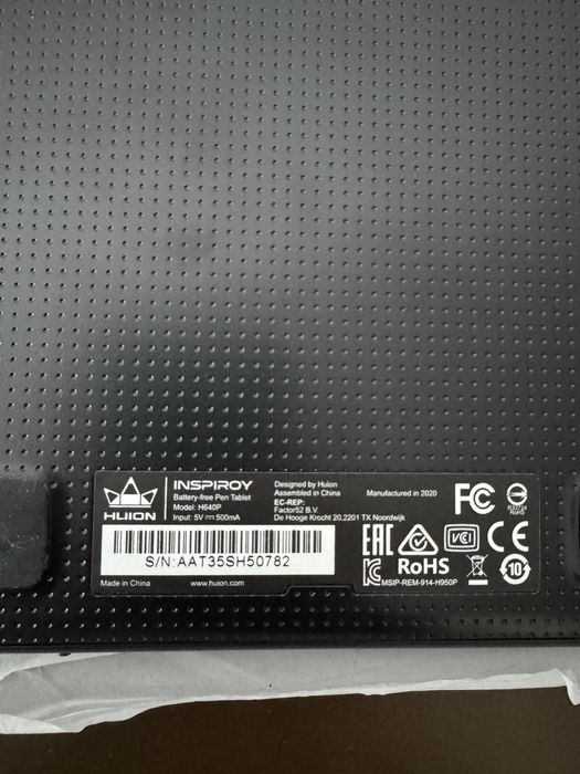 Tableta grafica, HUION, H640P Slim Compact 8192/5080