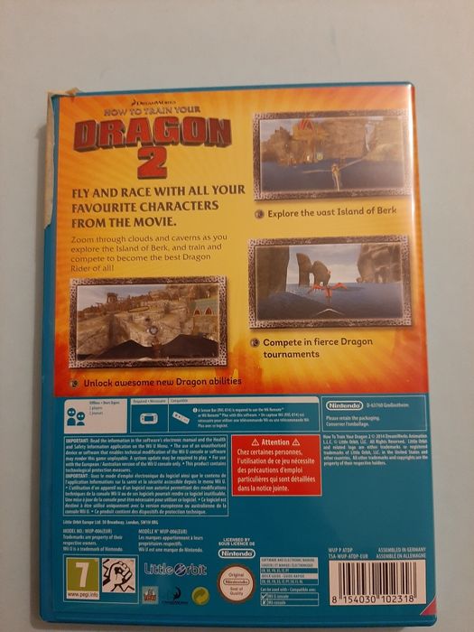 Joc How to train your Dragon 2 Nintendo Wii U