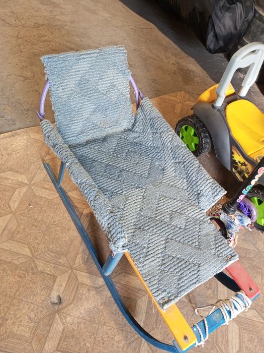 Санки-самокат-талакар.