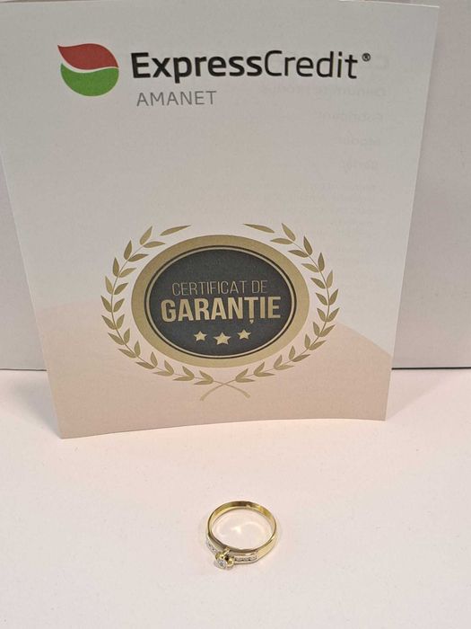 (AG41) Inel aur, 14K B5501 - Certificat de garantie!
