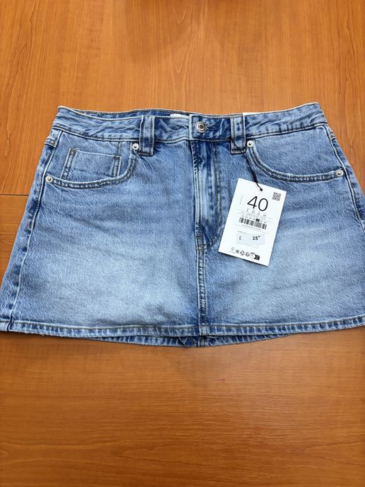 Lot fusta pantalon Denim Stradivarius cu eticheta 62 lei bc