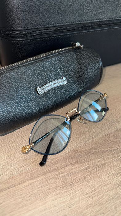 Chrome Hearts слънчеви очила в синьо