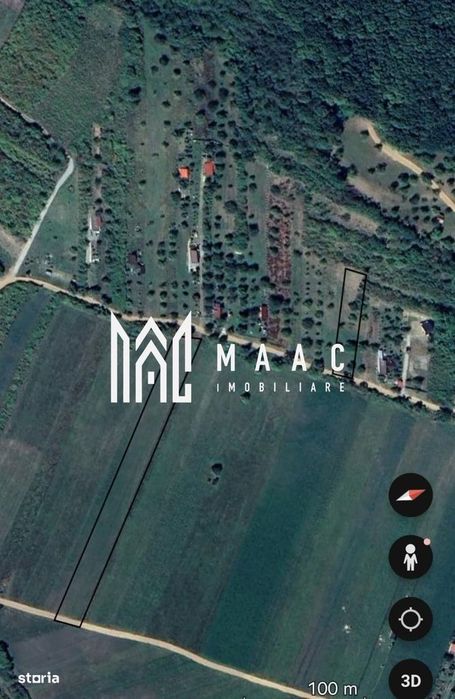 Teren 1400 mp | Valea Mărului | Parcelabil | Cabane / Retreat în natur