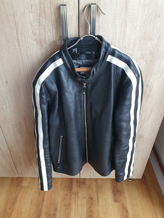 Geaca moto M.JULIAN Wilsons leather negru .