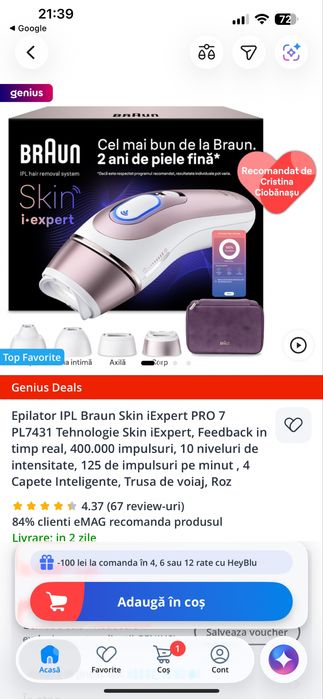 Epilator Skin i-expert pro7
