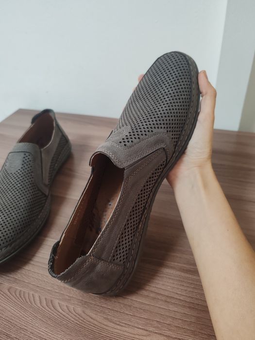 Кожаные мужские туфли