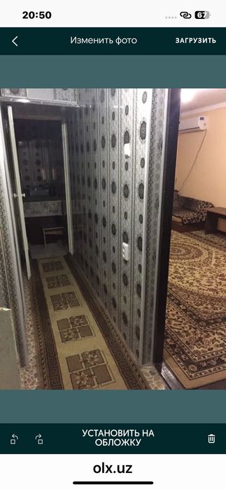 Квартира 1 комнатная в г.Карши от собственника