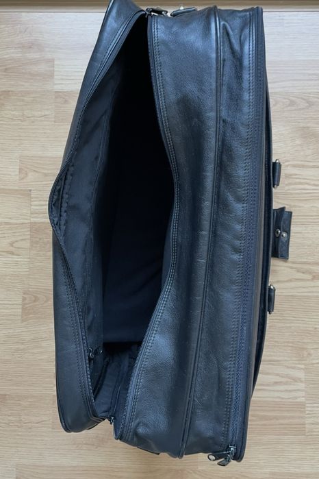 Geanta voiaj/transport/travel bag din piele naturala Qsv