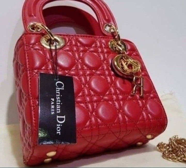 Geanta mini/diverse nuanțe,logo metalic auriu, saculet, etichetă