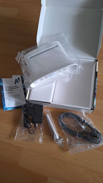 чисто нов 4G/LTE рутер за мобилен интернет ZTE MF283U wi-fi рутер