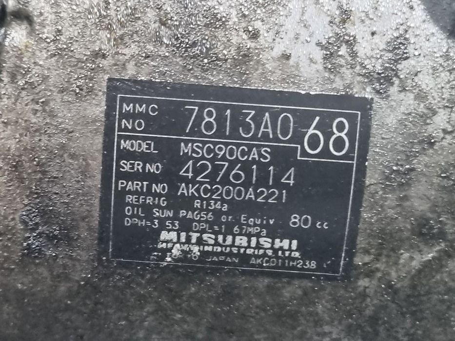 Compresor clima Mitsubishi Outlander 2.0 D 2009 - 2012 140CP BSY (1445) Diesel 7813A068