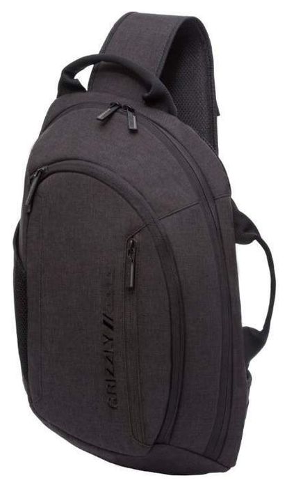 Рюкзак sling bag Grizzly черный