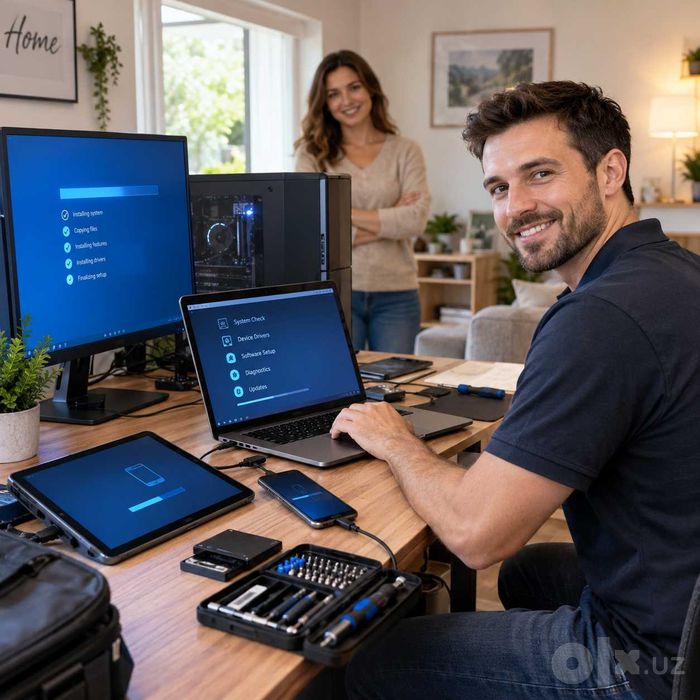 Установка Windows, программ, драйверов — выезд мастера на дом