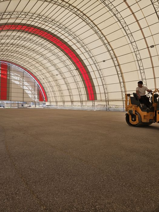 Мини стадион крытый строительство