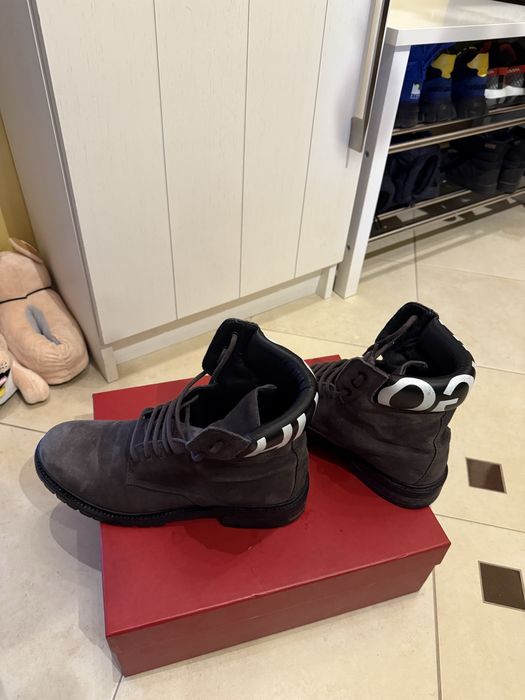 Мъжки боти естествена кожа HUGO BOSS