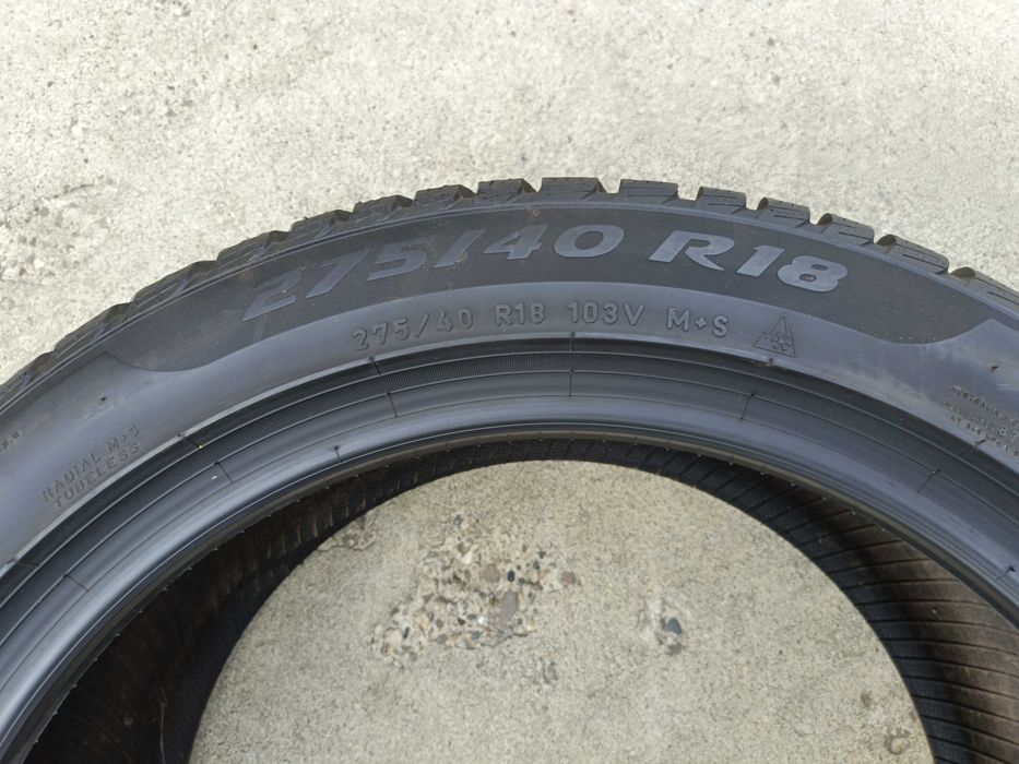 O anvelopa noua de iarna 275 40 18 pirelli sottozero 3 run flat
