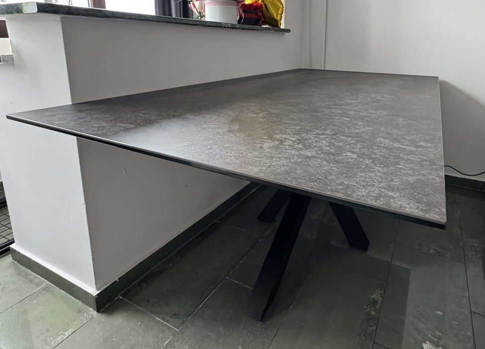 Маса Norsica 394 сив+черен