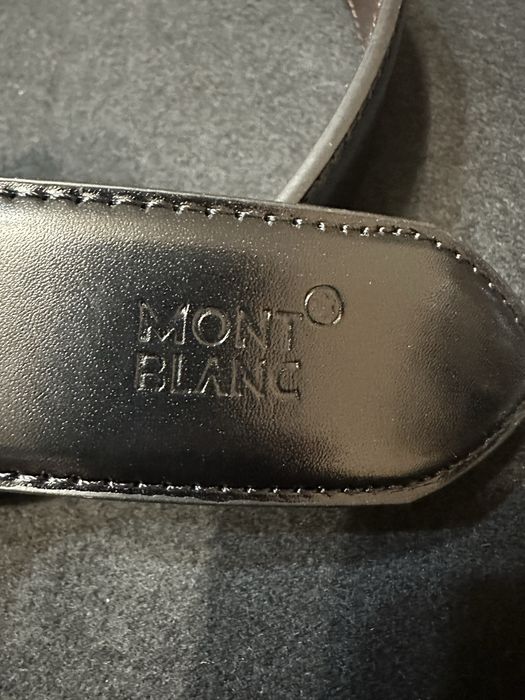 Кожен колан Mont Blanc
