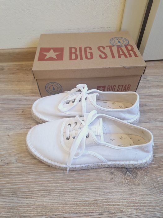 Дамски бели еспадрили