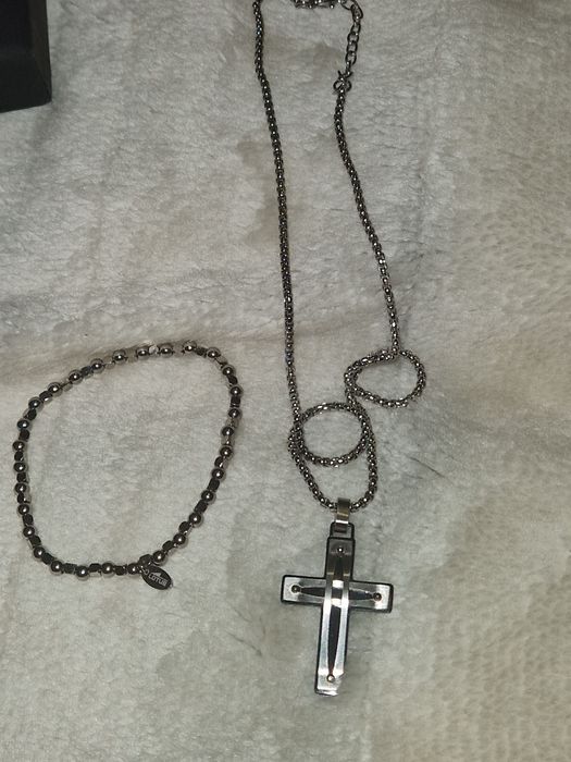 Lant cu cruce Lotus plus Bratara