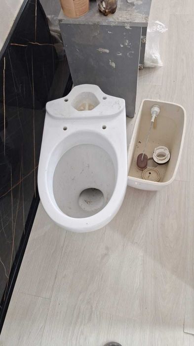 Унитаз и бачок, можно по отдельности.