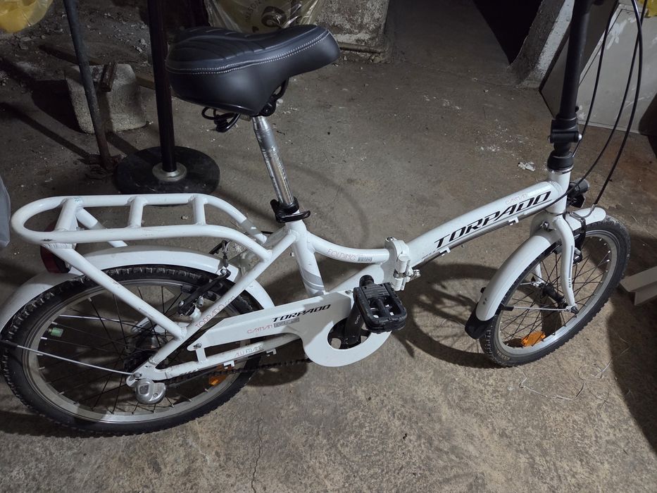 Bicicleta Torpado pliabila alba