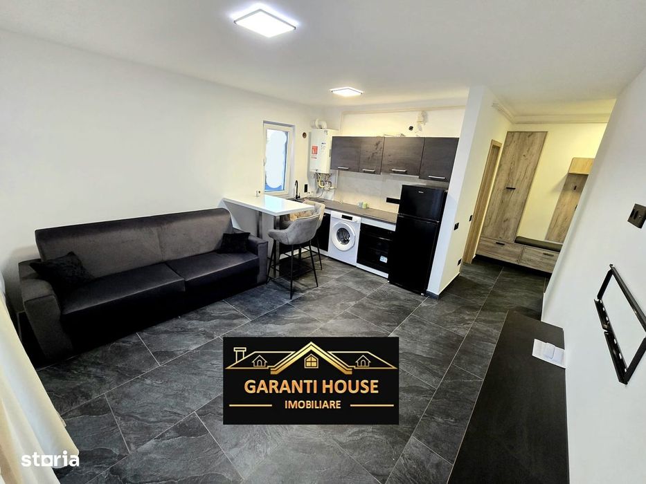 Bloc nou, apartament cu o camera, mobilat, parcare, 300€/Luna