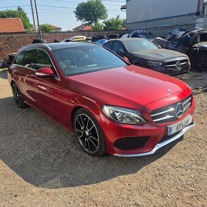 Mercedes-Benz C300 Hybrid W205 AMG пакет Комби Десен волан 2016г. 6999€