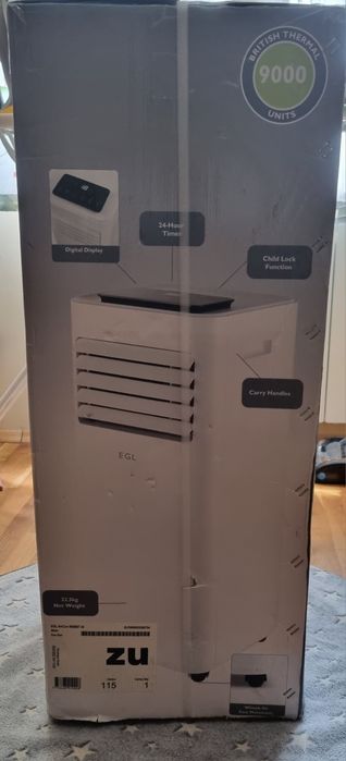 EGL преносим 3 в 1 9000BTU климатик, влагоуловител и вентилатор. НОВ !