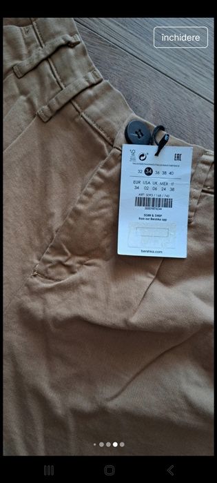 Blugi maro Bershka