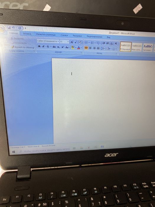 Ноутбук acer extensa