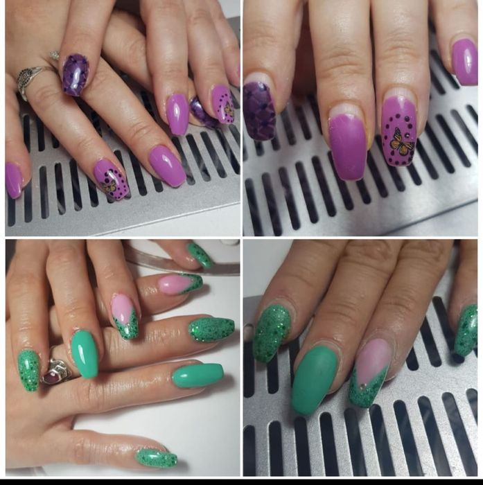 Aplic unghii gel, semipermanenta, french