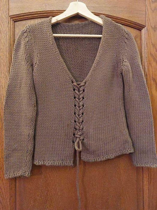 Pulovere: albe/albastru/maro/negru M bumbac/lana/acril, absolut NOI