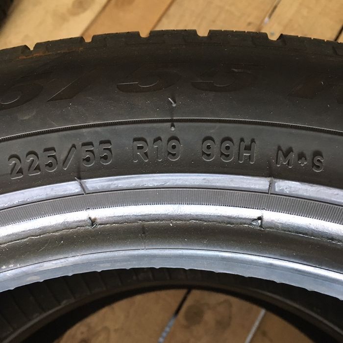 225/55/19 PIRELLI 2бр. 5-5.5 мм