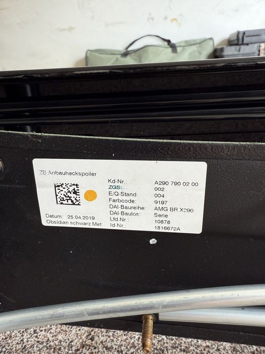 Активен спойлер от Mercedes AMG GT X290 мерцедес