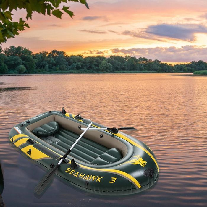 штурмовая лодка 2-3, Мужская Лодка, ПВХ, каноэ, рыболовная лодка, обор