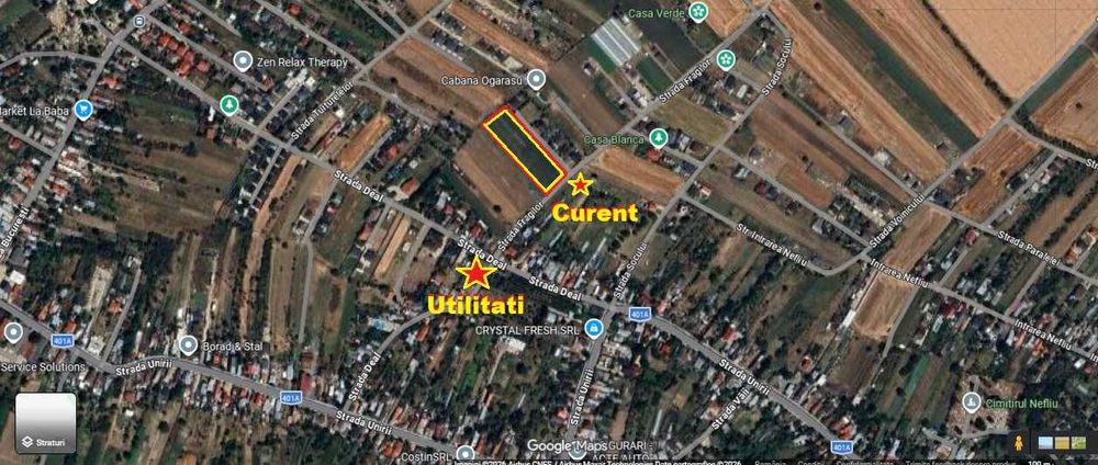 ‼️Teren 4100mp Str.Fragilor Str.Deal Varteju Magurele‼️