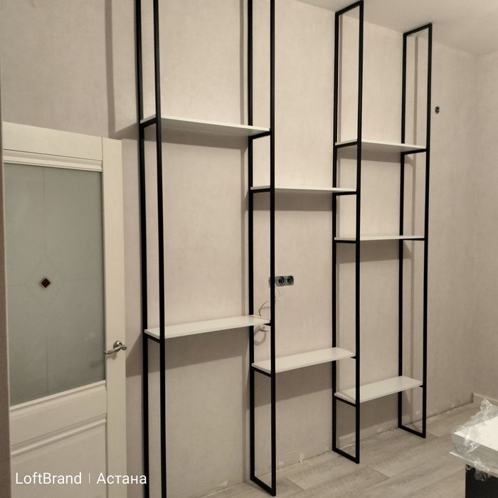 Изготовление стеллажей. Лофт мебель.