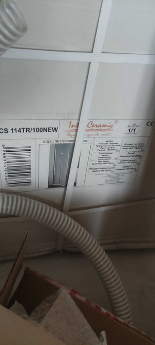 Стъклен параван за баня 100х200 /душ кабина/ ICS 114TR/100 NEW