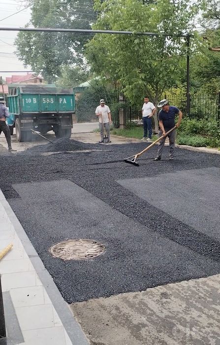 Asfalt qilish , Latok va bardiur, Asfalt xizmati
