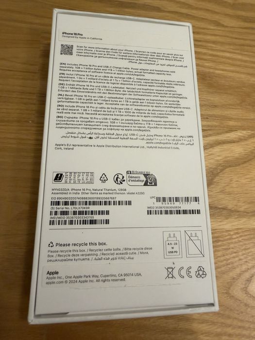 Iphone 16 pro Impecabil Garantie 11luni emag