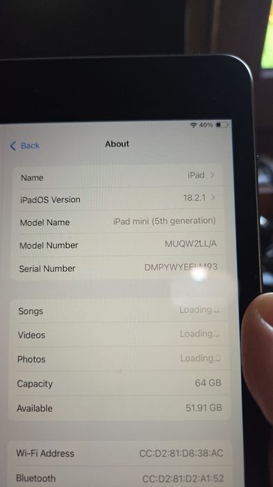 Hello, ipad gen 5, 64 giga
