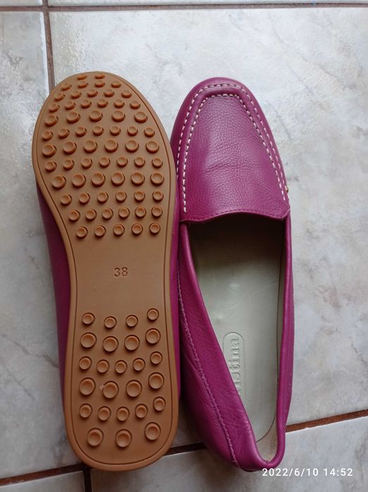 Mocasini din piele naturala